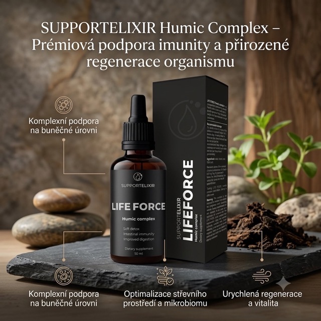 SUPPORTELIXIR Humic Complex  ve střední velikosti
